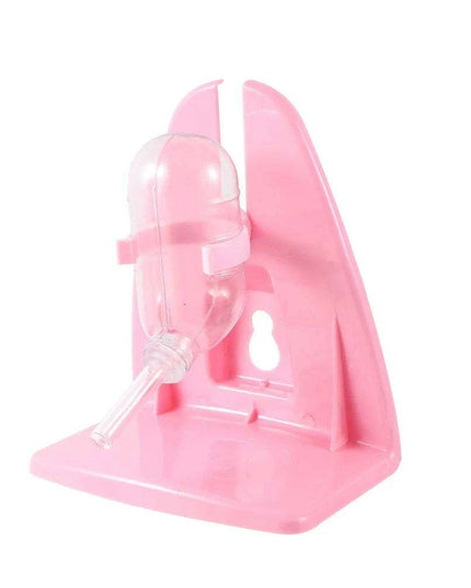 Colorful Hanging Water Dispenser for Small Pets - Leak-Proof Cage Accessory