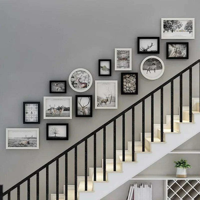 Elegant 15-Piece Modern Wall Frame Set for Stylish Home Decor