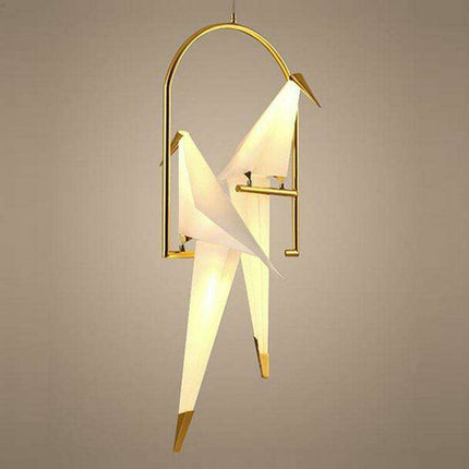 Nature-Inspired Nordic Bird Ceiling Lamp with Elegant Design