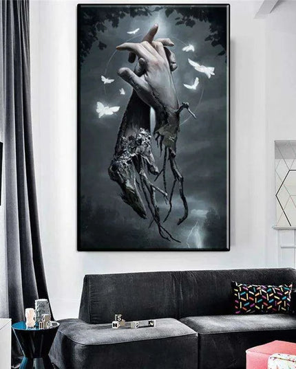Sophisticated Elegance: Withered Touch Canvas Print for a Stylish Home Transformation