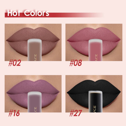NICEFACE Matte Liquid Lipstick Waterproof Long Lasting Lip Gloss Tint Sexy Red Nude Purple Metallic Lipsticks Makeup Cosmetics niceface-matte-liquid-lipstick-waterproof-long-lasting-lip-gloss-tint-sexy-red-nude-purple-metallic-lipsticks-makeup-cosmetics