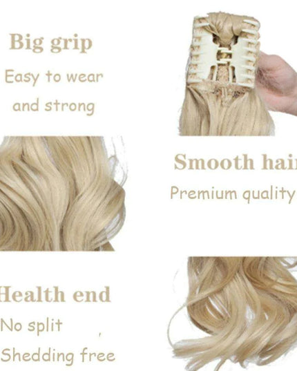 Effortless Glamour Long Wavy Clip-In Ponytail Extension for Instant Transformation