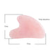 Premium Rose Quartz Fiberglass Facial Roller for Luxurious Skincare Experience