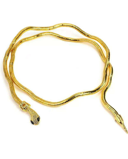 Edgy Bendy Snake Jewelry Set - Punk Chic for Everyone