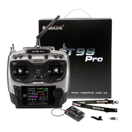 Radiolink AT9S Pro 2.4G 12CH Transmitter & R9DS Receiver for RC Models