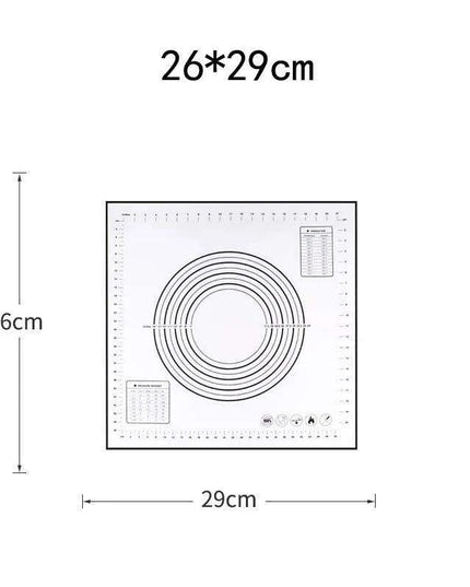Versatile Silicone Baking Mat with Measurement Guide - Essential Tool for Effortless Cooking and Baking