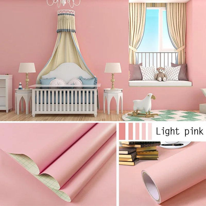 Waterproof Vinyl Self-Adhesive Wallpaper Roll - Customizable Peel and Stick Contact Paper