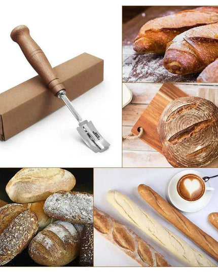Professional Bread Scoring Kit with Protective Leather Case