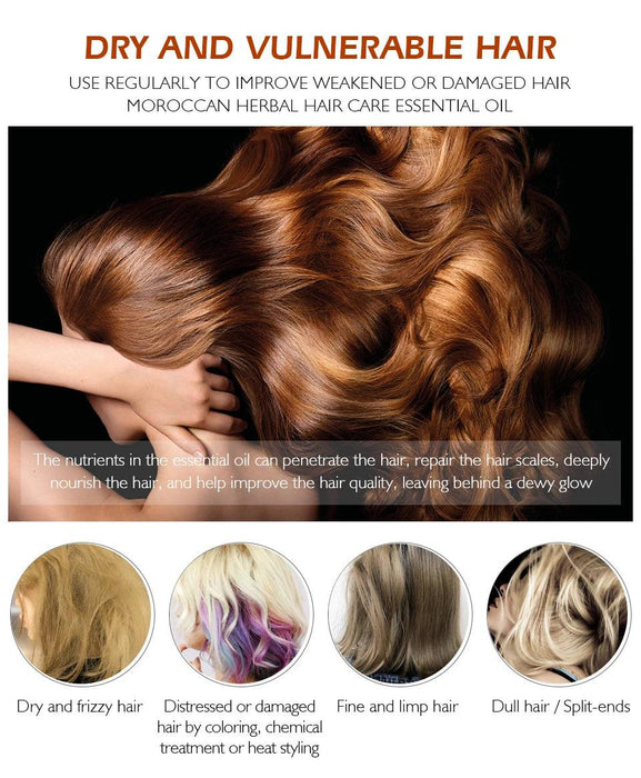 Luxurious Moroccan Hair Nourishing Oil - 30ml Rejuvenating Elixir