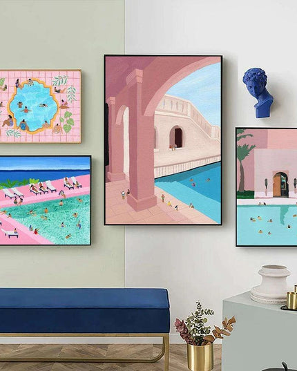 Tranquil Coastal Escape Canvas Art for a Serene Home Retreat