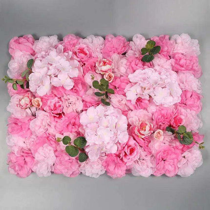 Elegant Floral Wall Art Handmade with Cotton, Silk, and Artificial Blooms