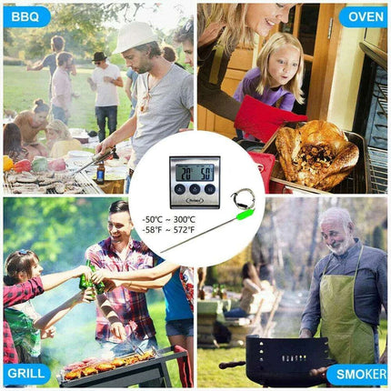 Precision Dual Probe Digital Meat Thermometer for BBQ and Baking Mastery