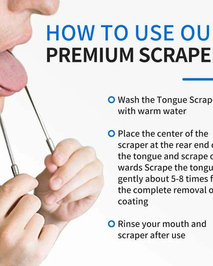 Stainless Steel Tongue Scraper