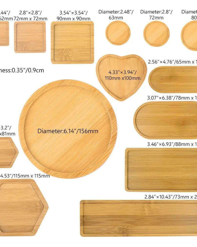 Bamboo Elegance: Rustic Multi-Functional Tray for Home Decor