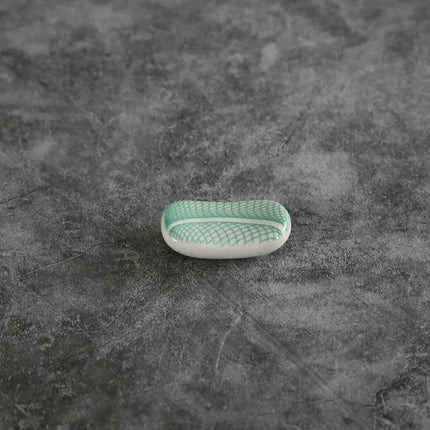 Elegant Square Ceramic Chopstick Holder - 1pc for Stylish Dining Experience