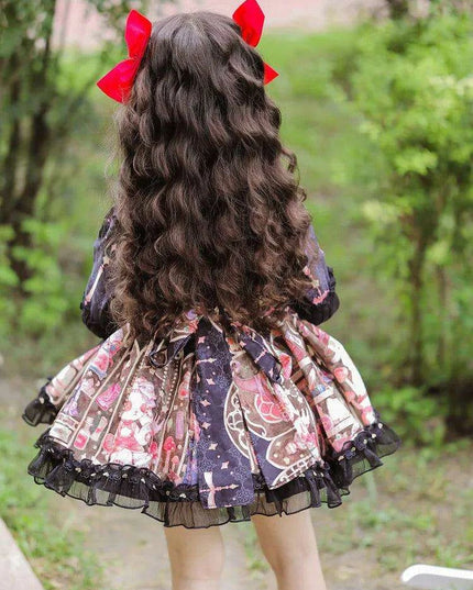 Charming Autumn Spanish Princess Lolita Dress for Baby Girls - Ideal for Birthdays and Halloween Celebrations