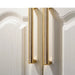 Elegant Diamond Crystal Gold Cabinet Pull Handles Set with Czech Crystal Accents
