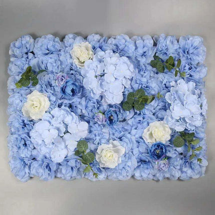 Elegant Floral Wall Art Handmade with Cotton, Silk, and Artificial Blooms