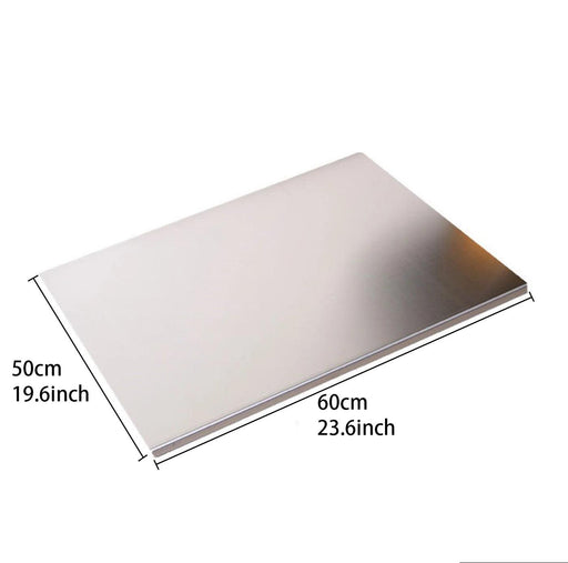 Professional Grade Stainless Steel Kneading and Baking Preparation Board