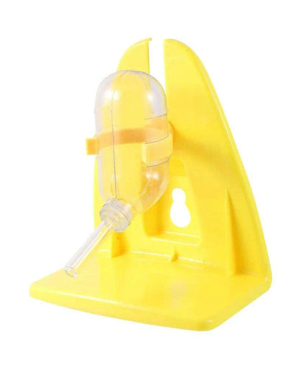 Colorful Hanging Water Dispenser for Small Pets - Leak-Proof Cage Accessory