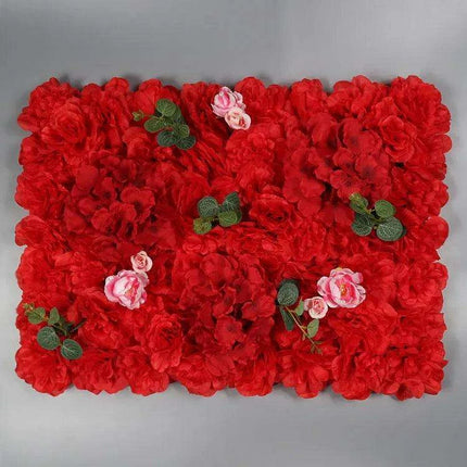 Elegant Floral Wall Art Handmade with Cotton, Silk, and Artificial Blooms