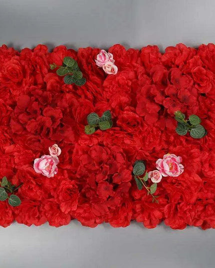 Elegant Floral Wall Art Handmade with Cotton, Silk, and Artificial Blooms