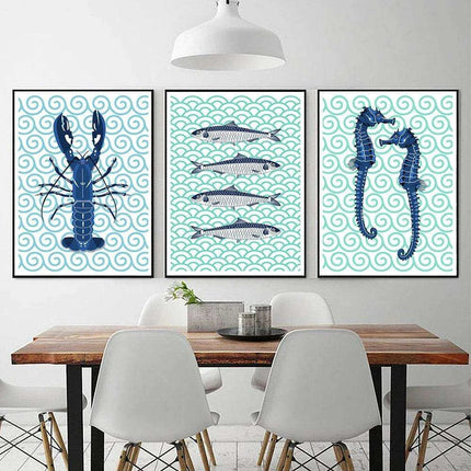 Underwater Marine Life Canvas Art - Custom Sizes & Worldwide Delivery