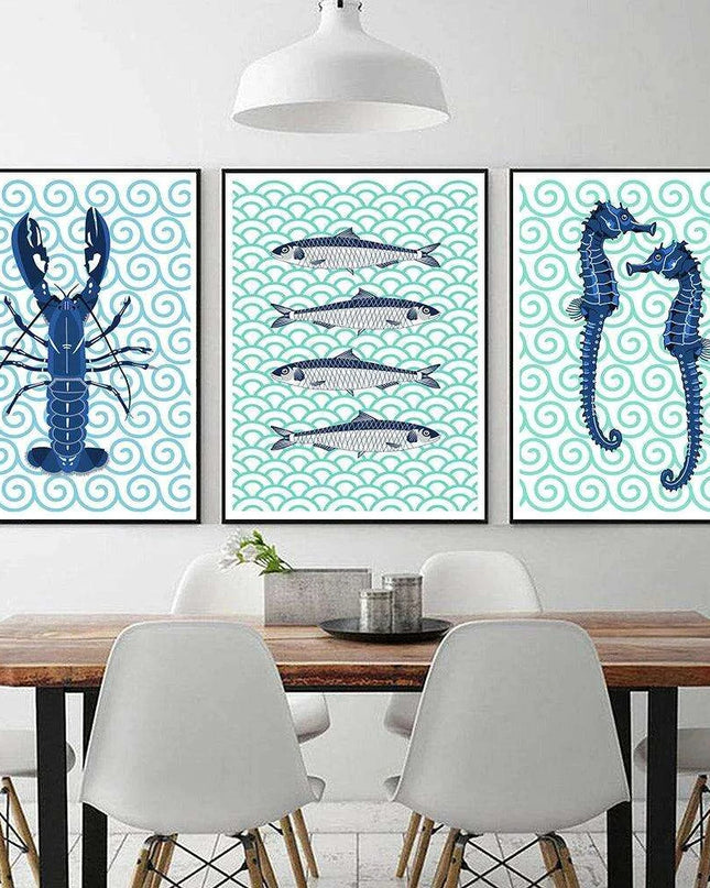 Underwater Marine Life Canvas Art - Custom Sizes & Worldwide Delivery