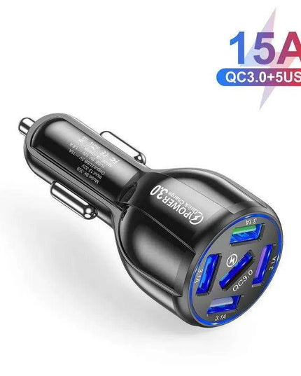 Multi-Device Quick Charge USB Car Charger for iPhone 12 and All Smartphones - Your Ideal Travel Companion