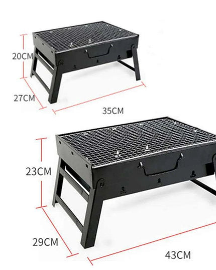 Compact Travel BBQ Grill for Outdoor Cooking Adventures