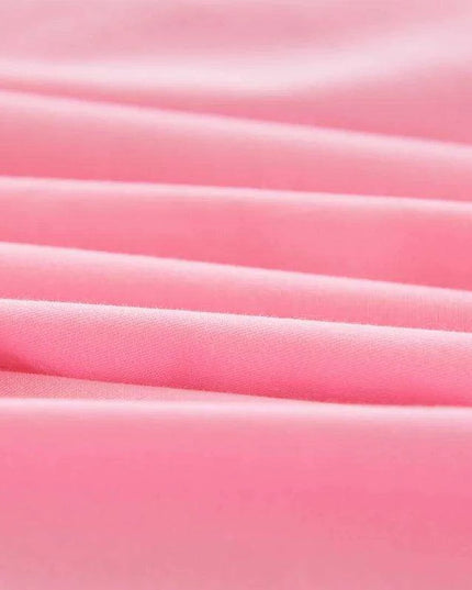 Elegant Korean Princess Pink Lace Bow Cotton Bedding Ensemble for a Stylish Sanctuary