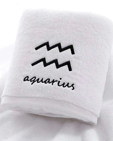 Celestial Zodiac Luxury Quick-Dry Cotton Towel Collection
