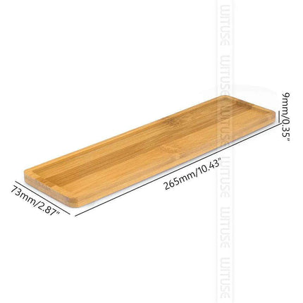 Bamboo Elegance: Rustic Multi-Functional Tray for Home Decor