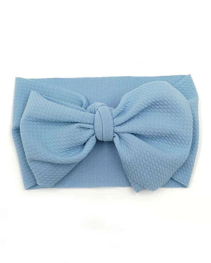 Chic Oversized Bow Turban Headband for Fashion-Forward Baby Girls