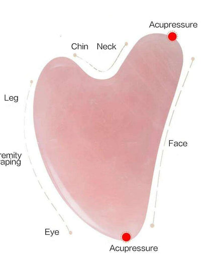 Premium Rose Quartz Fiberglass Facial Roller for Luxurious Skincare Experience