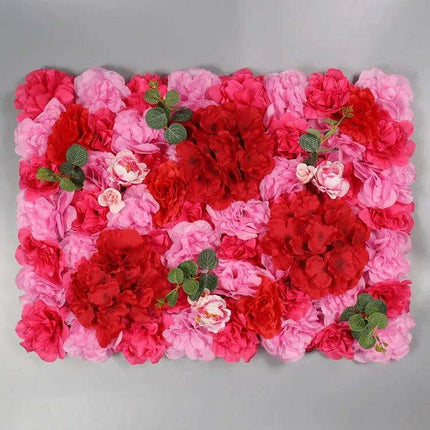 Elegant Floral Wall Art Handmade with Cotton, Silk, and Artificial Blooms