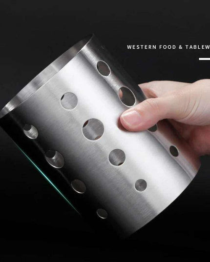 Sleek Stainless Steel Chopstick Holder for Elegant Dining