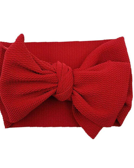 Chic Oversized Bow Turban Headband for Fashion-Forward Baby Girls