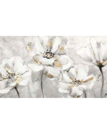 Sophisticated White Blossom Canvas Art for Elegant Home Decor