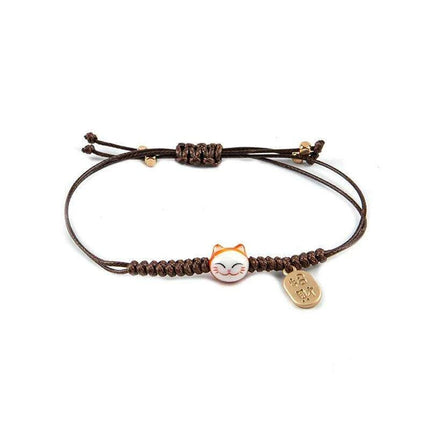 Charming Maneki Neko Luck Bracelet - A Joyful Gift for Women and Girls