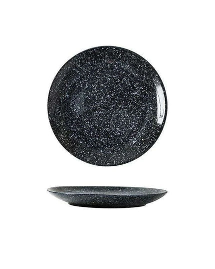 Elegant Japanese Stoneware Dining Plate Set - Choose Your Ideal Size (6, 8, or 10 Inch)