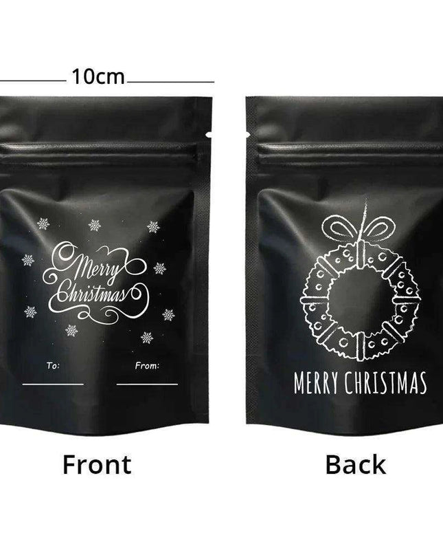 Christmas Ziplock Gift Bags Set - 50 Festive Designs for Merry Holiday Gifting