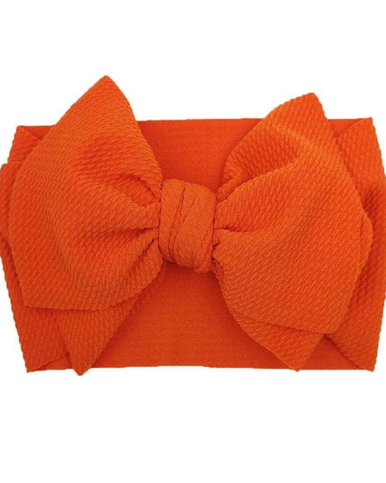 Chic Oversized Bow Turban Headband for Fashion-Forward Baby Girls