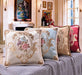 Elegant Handmade Beaded Jacquard Pillow Cover - Stylish Home Decor Accent 48x48cm