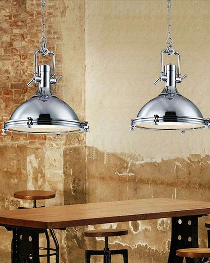 Industrial Vintage Black Metal Pendant Light for Rustic Home Interiors