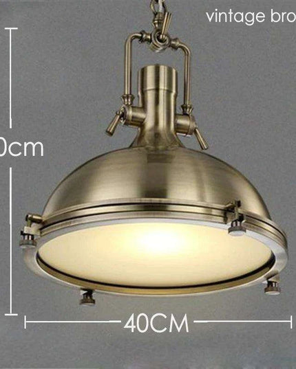 Industrial Vintage Black Metal Pendant Light for Rustic Home Interiors