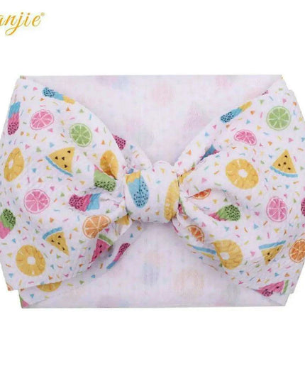 YANJIE 2023 Customizable Large Hair Bow Headband Set for Kids