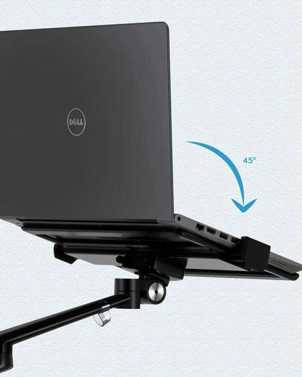 Adjustable Ergonomic Laptop and Tablet Stand with Smartphone Holder for 12-17" Devices