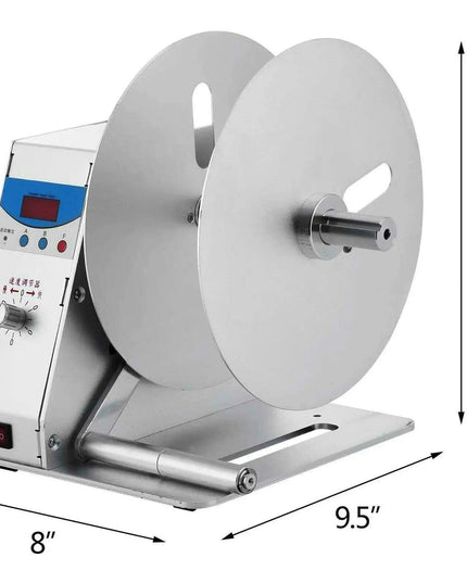 Automatic Heavy-Duty Label Rewinder Machine with Adjustable Speed Control for Efficient Printing