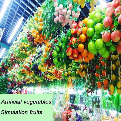 Realistic Foam Fruits & Vegetables - Premium Decorative Food Props for Home Décor, Photography, and Celebrations